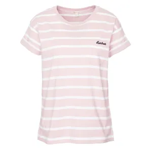 Barbour Womens Otterburn Stripe T-Shirt Shell Pink