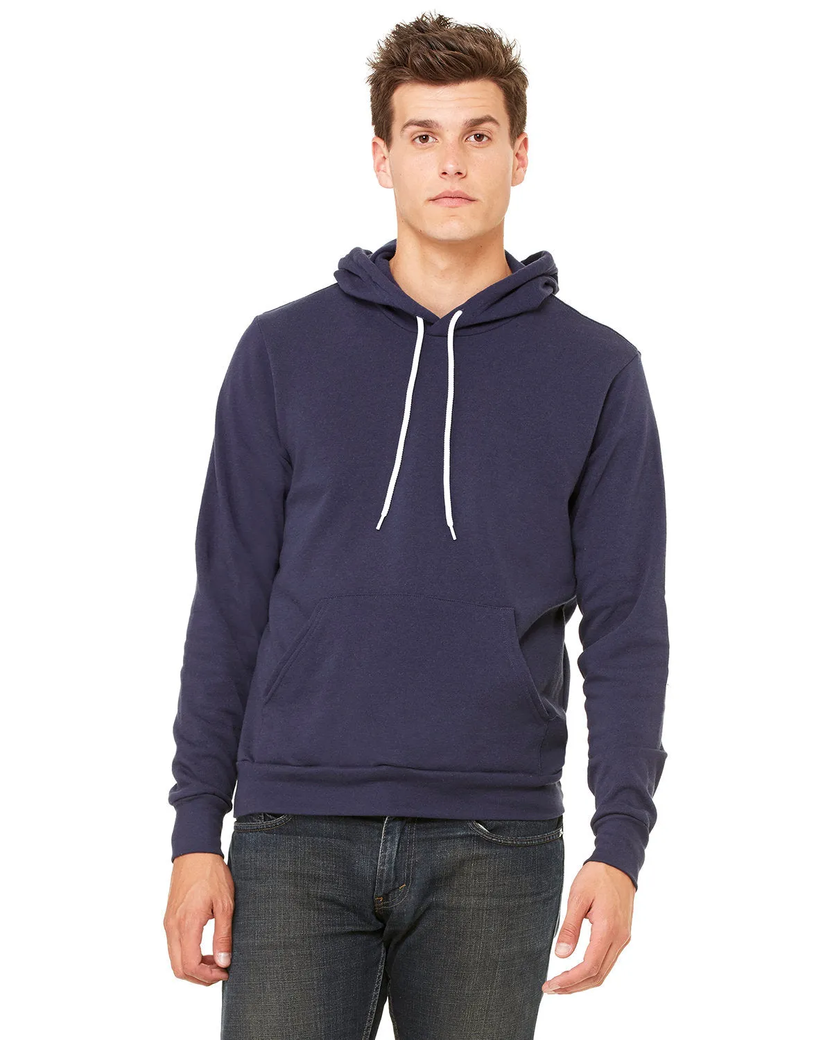 Bella   Canvas 3719 Unisex Sponge Fleece Pullover Hooded Sweatshirt