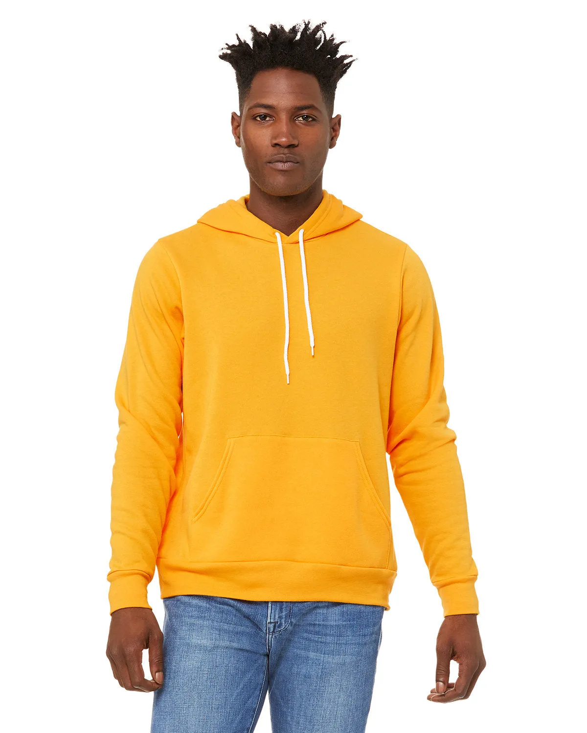 Bella   Canvas 3719 Unisex Sponge Fleece Pullover Hooded Sweatshirt