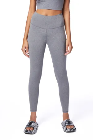 Champion Womens Sport Soft Touch Leggings w/ Pocket - Heather Grey