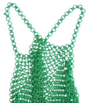 Dolce & Gabbana Emerald Halter Cropped Tank Women's Top