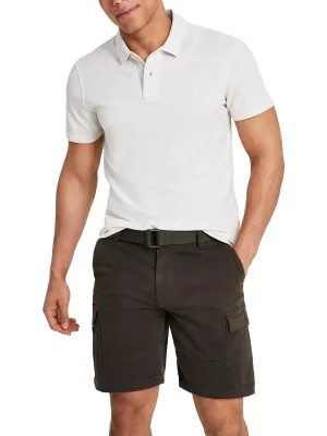 Frank Mens Low Rise Above Knee Cargo Shorts