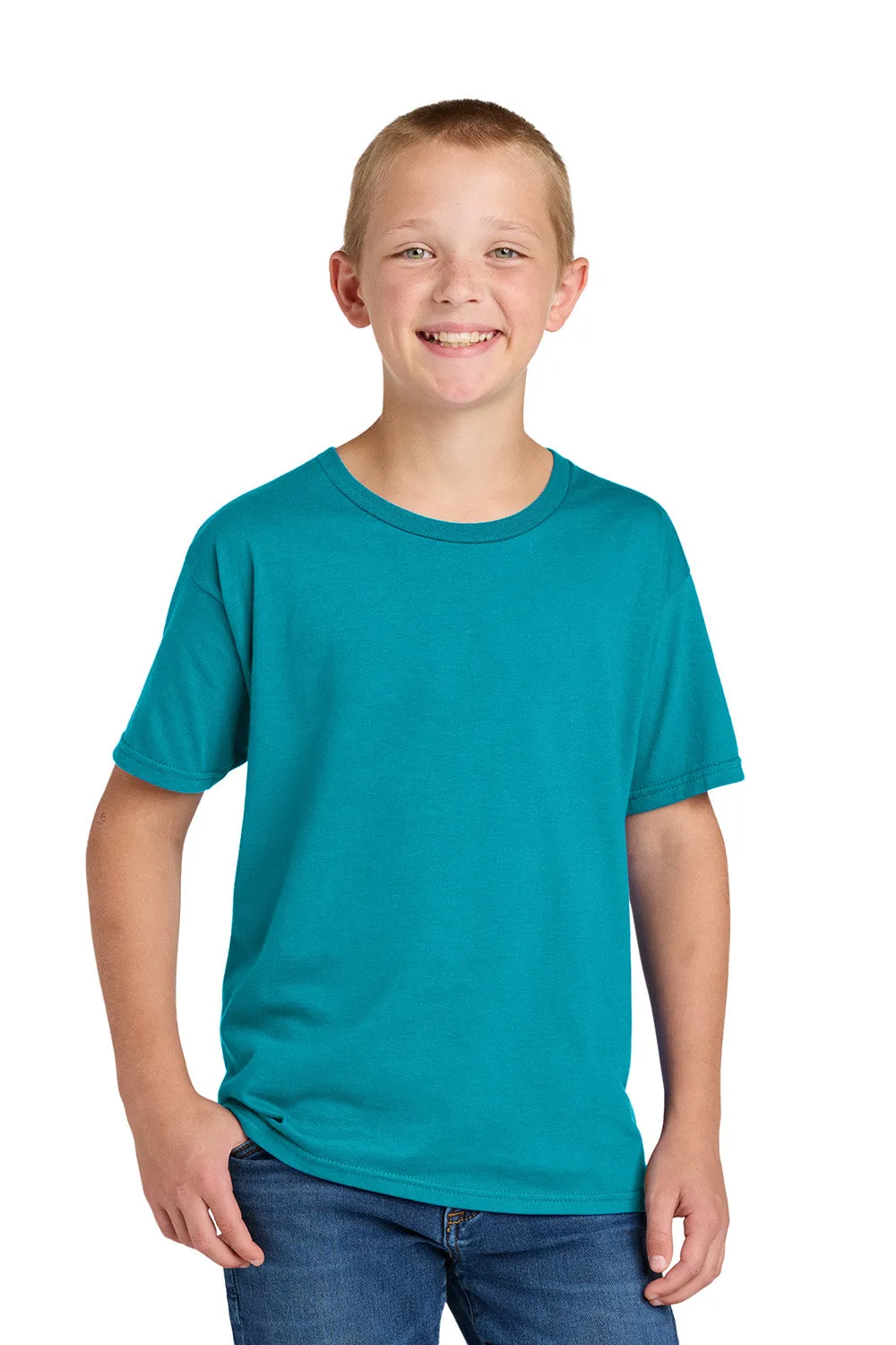 Jerzees Youth Classics Short Sleeve Crewneck T-Shirt - California Blue