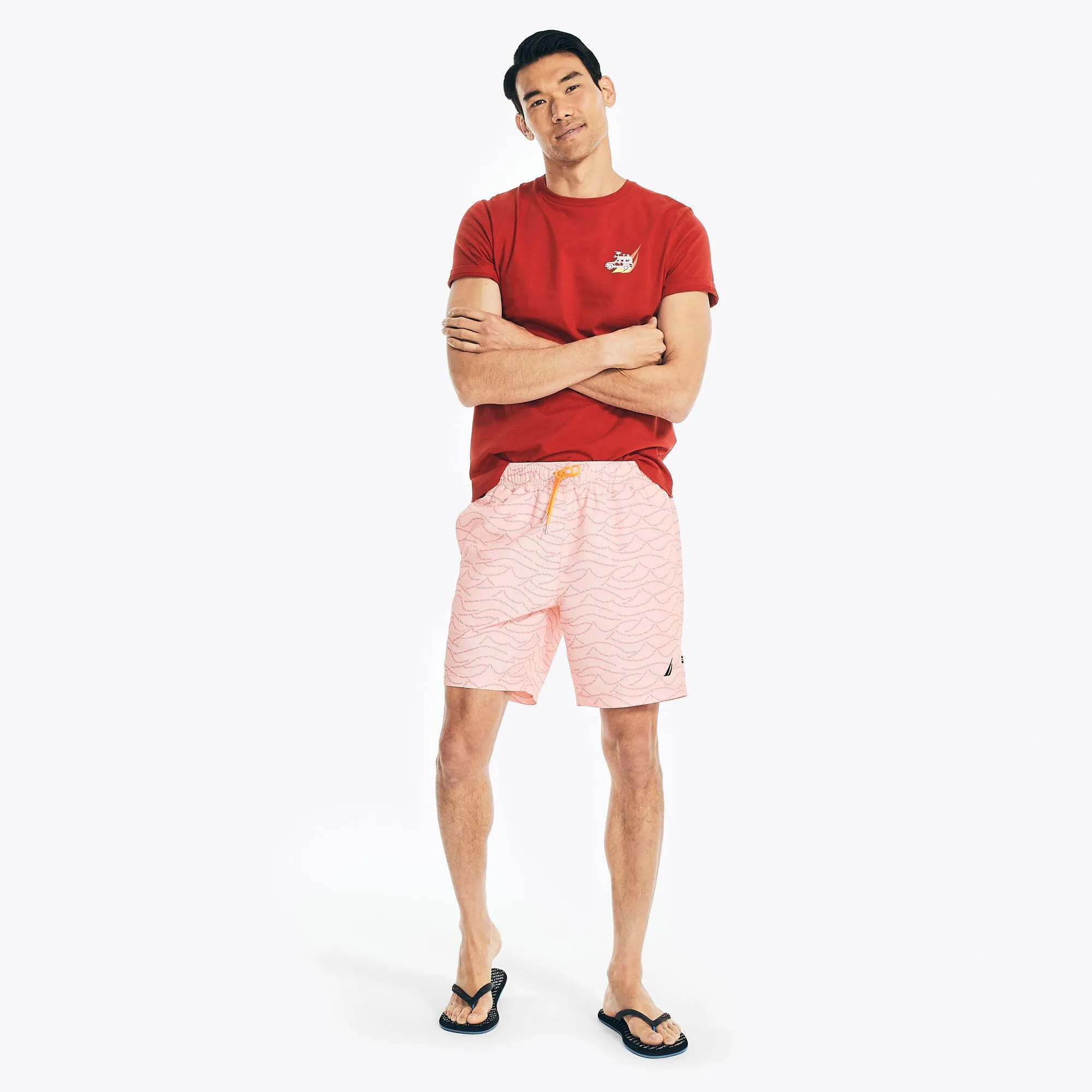 Nautica Mens 8" Nautica Wave Swim