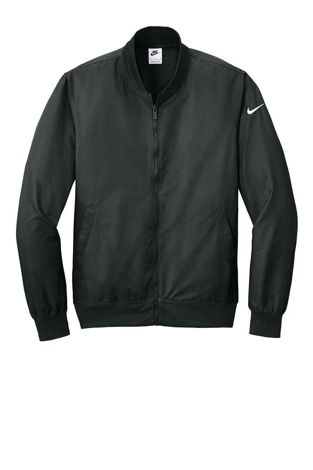 Nike Mens Full Zip Bomber Jacket - Black