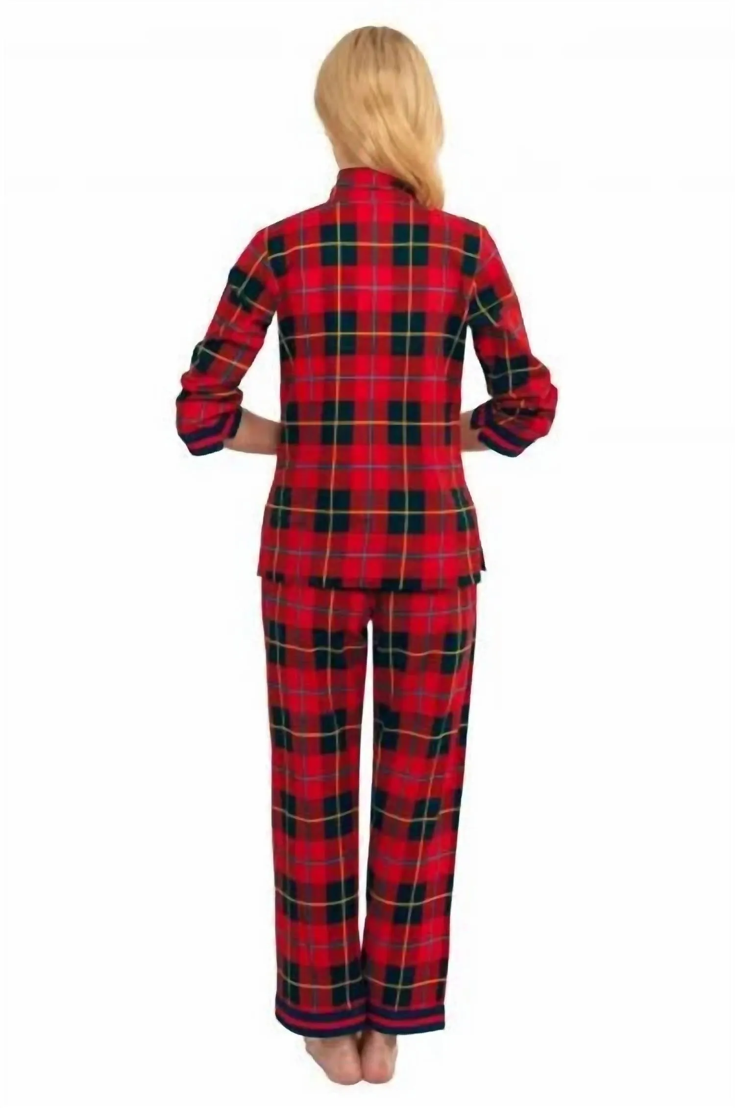 Pj Set In Plaidly Cooper Red Multi