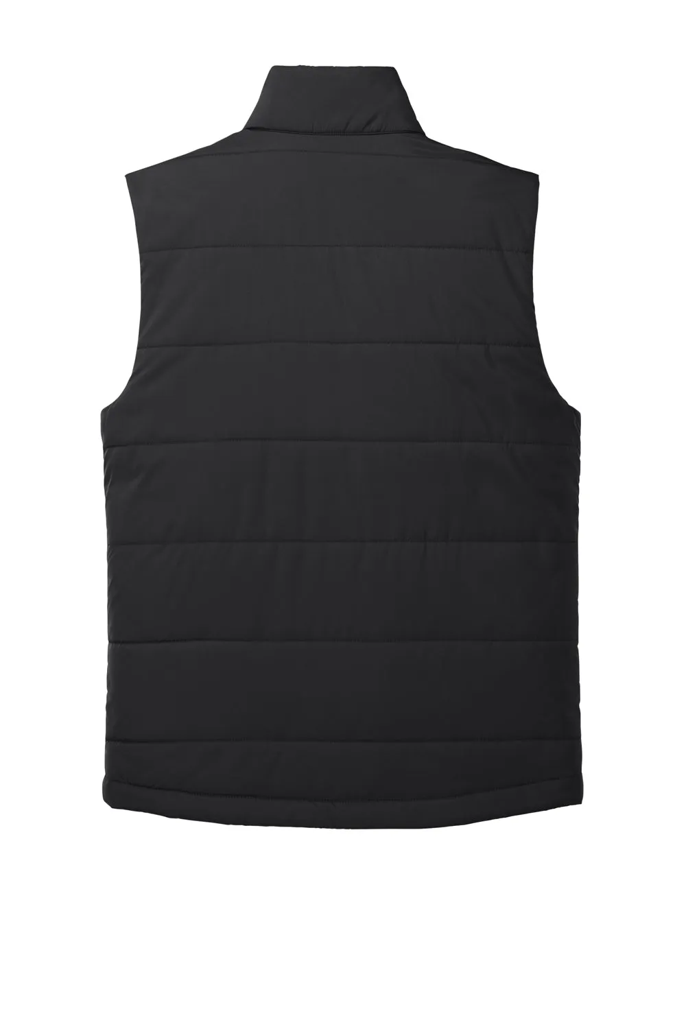 Port Authority Mens Water Resistant Full Zip Puffer Vest - Deep Black