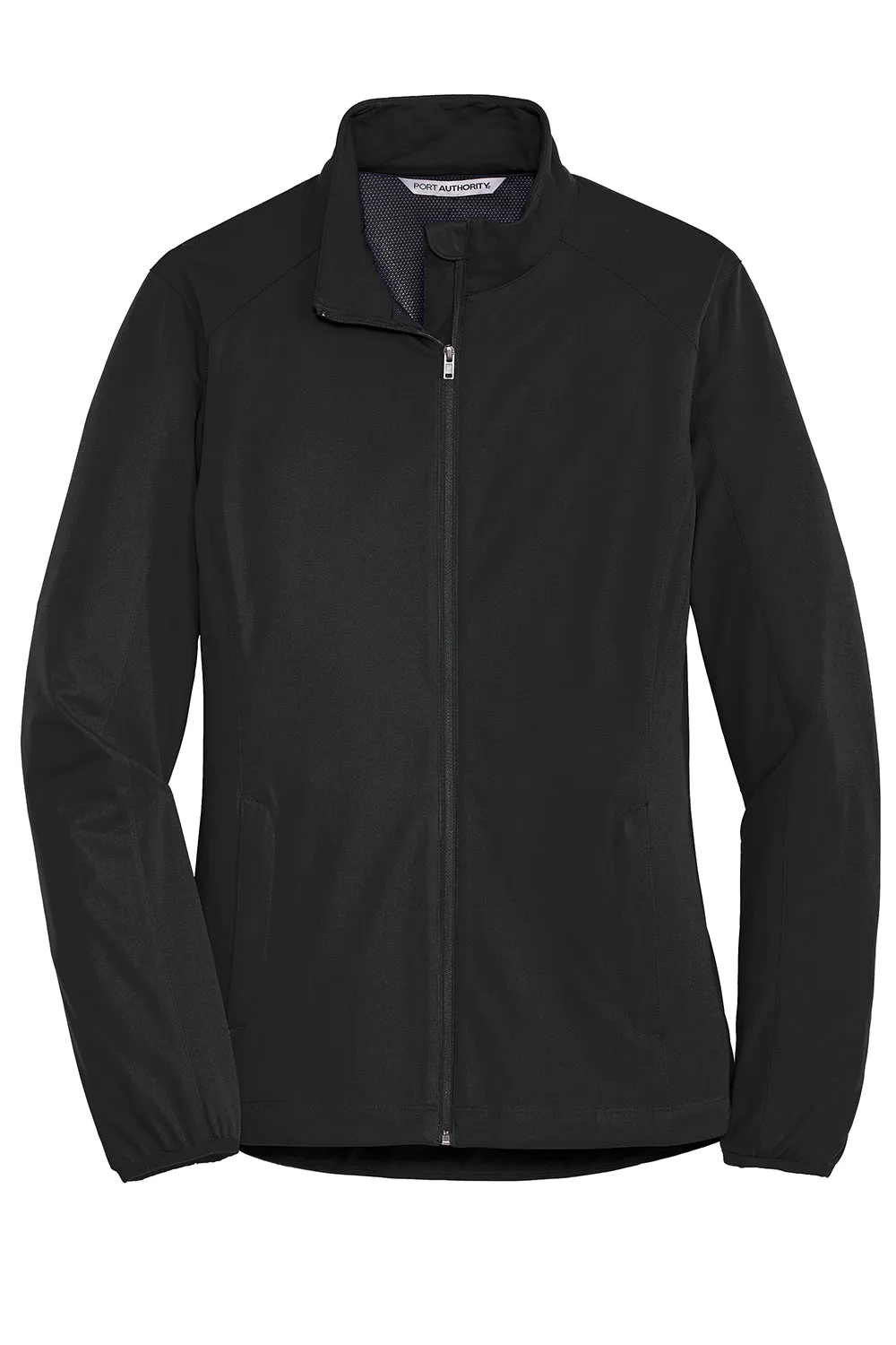 Port Authority Womens Active Wind & Water Resistant Full Zip Jacket - Deep Black