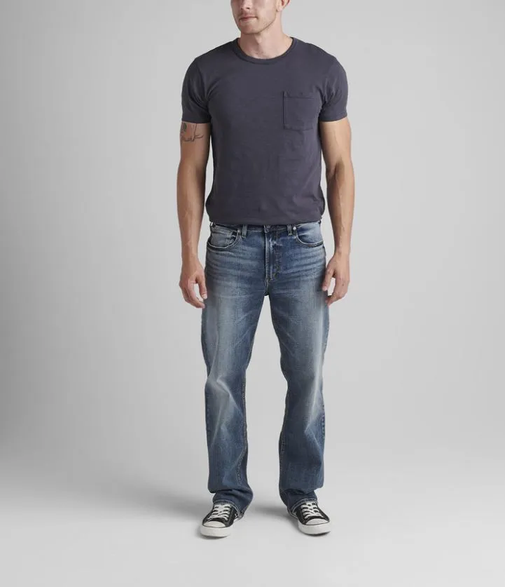 Silver Grayson Easy Fit Straight Leg