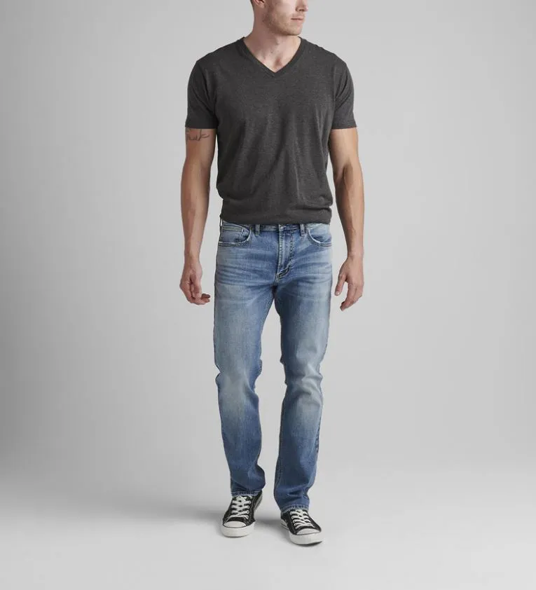 Silver Konrad Slim Fit Slim Leg