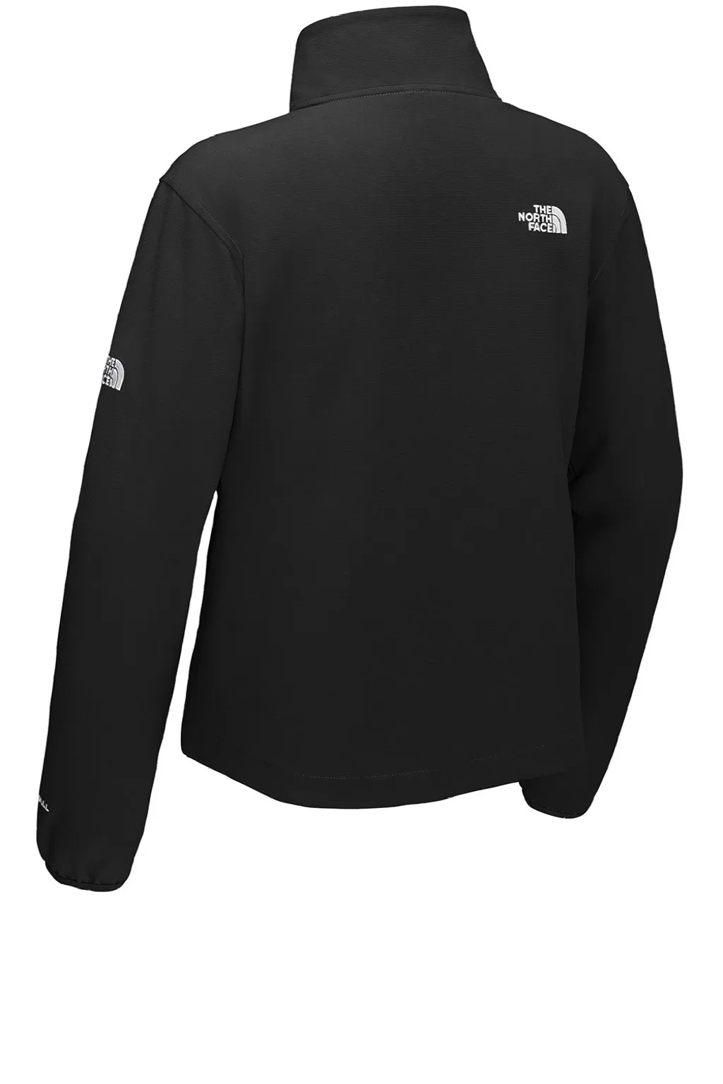 The North Face Womens Edge Stretch Wind & Water Resistant Full Zip Soft Shell Jacket - Black