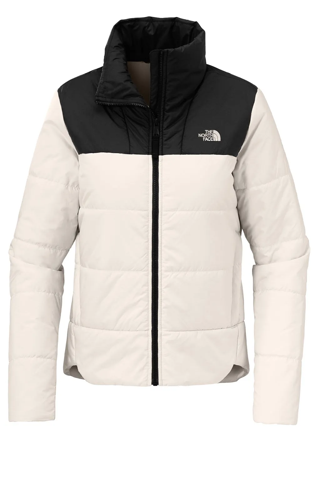 The North Face Womens Everyday Water Resistant Insulated Full Zip Jacket - Vintage White