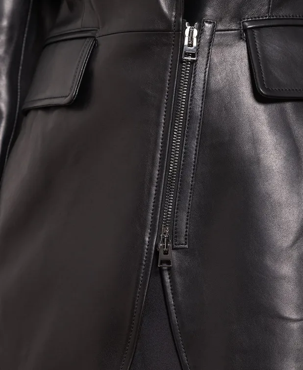 Tom Ford Womens Leather Jacket In Black