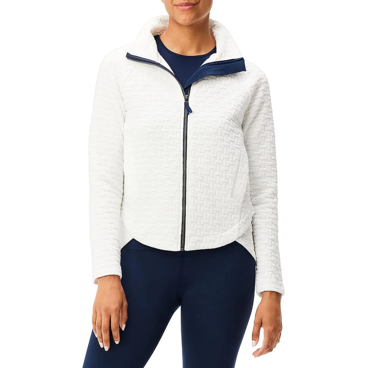 Womens Collar Long Sleeves Quilted Coat