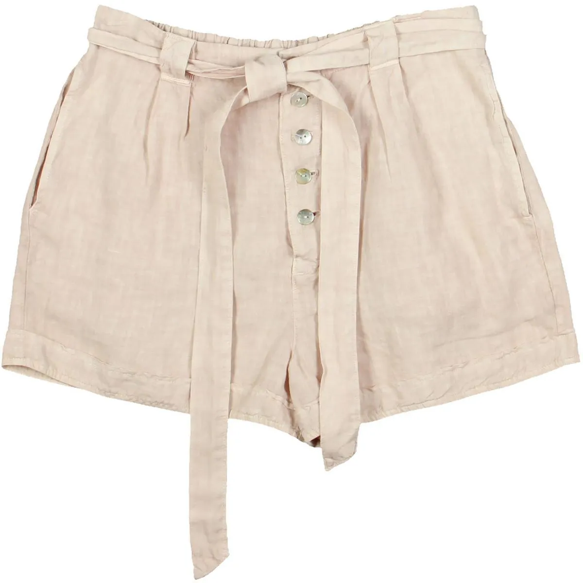 Womens High Rise Stretch Casual Shorts