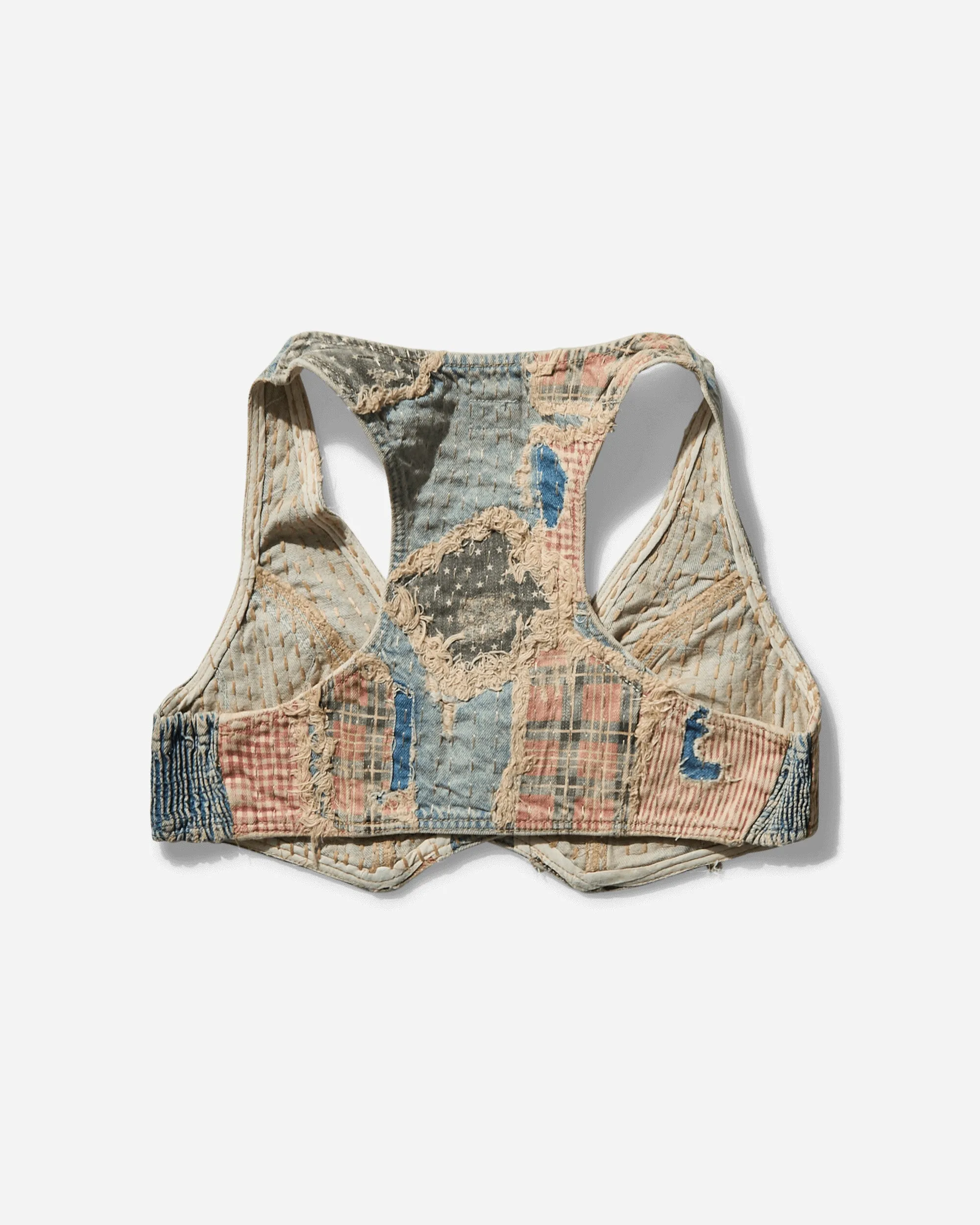 Women's Vintage Denim Top Light Wash